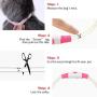 Domi USB Rechargeable LED Dog Collar - Light Up Dog Collars Glow in The Dark Dog Collars Adjustable TPU/Silicone Led Collars Keep Your Pets Be Seen & Be Safe