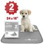 Paw Inspired Washable Pee Pads for Dogs | Reusable Puppy Pads | Waterproof Whelping Pads | Washable Training Pet Pads, Washable Potty Pads Extra Large Sizes | Indoor, Outdoor or Kennel Training