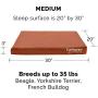 Furhaven Pet - Traditional Orthopedic Foam Mattress Dog Bed and Calming Anti-Anxiety Round Oval Nest Cuddler Dog Bed for Dogs and Cats - Multiple Sizes, Styles, and Colors.