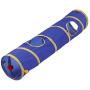 PEOPLE&PETS Collapsible Cat Tunnel, Toys Interactive Pet Play Tubes for Cats and Small Animals, with Peep Holes and Ball Toy