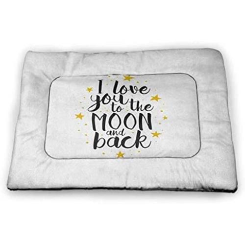 DayDayFun Love Cute Pattern Pet Mat Heart Shape Happiness Tree Romantic Holiday Celebration of Beauty Passion Emotion Non-Slip Dog Pads Vermilion White