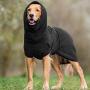 Tylu Dog Bathrobe Towel Gown Ultra Light Soft Super Absorbent Quick Drying Easy Wear with Adjustable Strap Belt Comfortable Bath Robe Dog Pajama