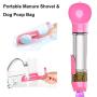 Newthinking Dog Water Bottle for Walking, Portable Dog Water Travel Dispenser with Food Container, Poop Shove and Waste Bag for Pets Outdoor Walking, Hiking, Travel