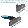 PETNURSE Pet Deshedding Brush,Professional Deshedding Grooming Tool,Effectively Reduces Shedding by Up to 95% for Dogs & Cats