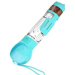 Newthinking Dog Water Bottle for Walking, Portable Dog Water Travel Dispenser with Food Container, Poop Shove and Waste Bag for Pets Outdoor Walking, Hiking, Travel