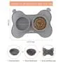 BIERDORF Dog Bowls Slow Feeder Dog Food Bowl Fun Feeder Eco-Friendly Non-Toxic No Choking Healthy Design Bowl with Silicone Mat Water Bowl for Dogs Cats and Pets BIERDORF Dog Bowls Slow Feeder Dog Food Bowl Fun Feeder Eco-Friendly Non-Toxic No Choking Healthy Design Bowl with Silicone Mat Water Bowl for Dogs Cats and Pets