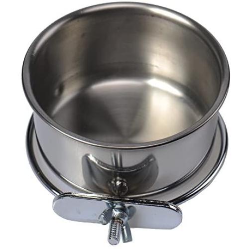 Durable Crates Cages Dog Parrot Puppy Pet Food Water Bowl S M L New by redcolourful