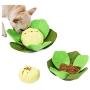 AOFITEE Dog Snuffle Mat Pet Feeding Mat Interactive Puzzle Toys, Cabbage Shaped Washable Puppy Training Mats, Encourages Natural Foraging Skills for Cat & Dog