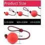 JKQ Dog Rope Ball Ball On A Rope Dog Toy Natural Elastic Solid Rubber Dogs Balls Chew Toys for Small Dogs JKQ Dog Rope Ball Ball On A Rope Dog Toy Natural Elastic Solid Rubber Dogs Balls Chew Toys for Small Dogs