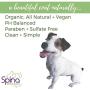 Spina Organics, Itch-Relief Dog and Cat Shampoo with Aloe Vera and Other Organic Essential Oils for Dry, Itchy Skin, Dermatitis, Dandruff, and Allergies - Made in The USA 17 Fl Oz