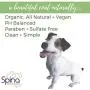 Spina Organics, Itch-Relief Dog and Cat Shampoo with Aloe Vera and Other Organic Essential Oils for Dry, Itchy Skin, Dermatitis, Dandruff, and Allergies - Made in The USA 17 Fl Oz