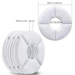 Zenesty Flower Fountain Filter for Cat and Dog Cotton Drinking Dispenser Activated Carbon Technology Keeps Water Clean and Tasty