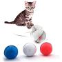 Wei&H Cat Ball, Electric Vibration Plastic Toy Ball, Automatic Toy cat Feather Ball