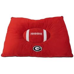 Pets First Collegiate Pet Accessories, Dog Bed, Georgia Bulldogs, 30 x 20 x 4 inches