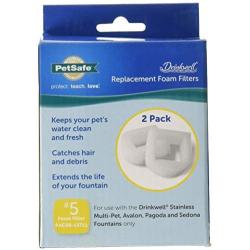 Drinkwell Foam Replacement Pre-Filters - 8 Filters Total (4 Packs with 2 Filters per Pack)