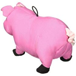 SmartPetLove Tender-Tuffs Big Shots - Tough Plush Dog Toys for Large Breeds - Plump Pink Pig