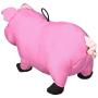 SmartPetLove Tender-Tuffs Big Shots - Tough Plush Dog Toys for Large Breeds - Plump Pink Pig