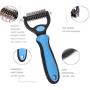 weback flea Comb for Cats Dogs Pets - Best Grooming Tools Set Effective Float Hair Remover - Pet Tear Stain Remover Combs - Nit - Comb for Removal Dandruff - Pet Grooming Brush