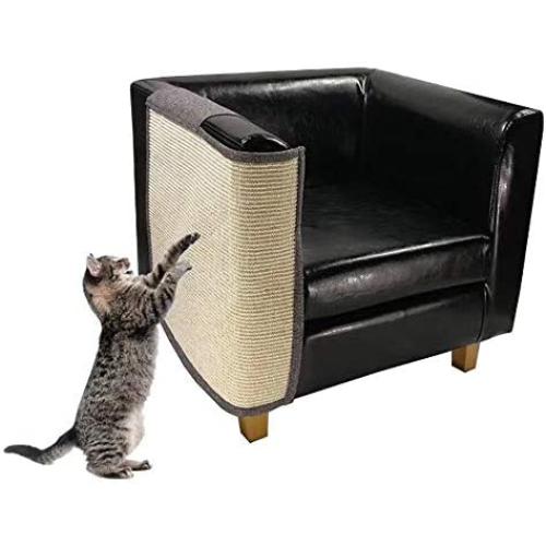 MZhugz Cat Furniture Protector, Heavy Duty Anti Scratching Mat Sisal Couch Guard for Cats, Protect Your Sofa from Scratching, Easy Installation