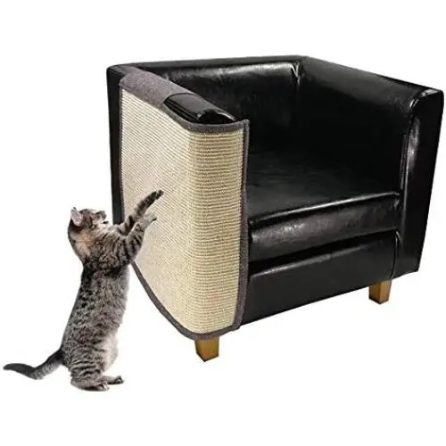 MZhugz Cat Furniture Protector, Heavy Duty Anti Scratching Mat Sisal Couch Guard for Cats, Protect Your Sofa from Scratching, Easy Installation MZhugz Cat Furniture Protector, Heavy Duty Anti Scratching Mat Sisal Couch Guard for Cats, Protect Your Sofa from Scratching, Easy Installation