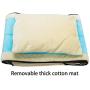 Hollypet Crystal Velvet Self-Warming 2 in 1 Foldable Cave House Shape Nest Pet Sleeping Bed for Cats and Small Dogs