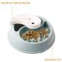 Tylu Non Slip Puzzle Bowl Fun Feeder Low Feeder Bowl Anti-Gulping Slow Feeders Pet Bowls for Dogs and Cats