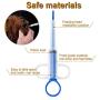 PAGOW 2 Pcs Pet Medicine Feeder, Silicone Syringe Cat Dog Puppy Pill Dispenser Suit with Soft Tips, Pet Cat Dog Puppy Pill Tablet Versus Control Rods