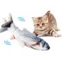 YXiang Electric Fish Plush Toy cat Flapping Fish Funny cat pet Toy net red Fish Jumping Fish Gift (Grass carp)