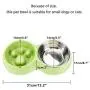 JIUZO Slow Feed Dog Bowl Small,Double Slow Feed Bowl of Dog,Catfeeders and waterersw Feeding Bowl Food Water Feeder JIUZO Slow Feed Dog Bowl Small,Double Slow Feed Bowl of Dog,Catfeeders and waterersw Feeding Bowl Food Water Feeder