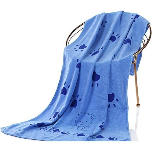risdoada Microfiber Nano Pet Bath Towel, Super Absorbent Dog Towel, Machine Washable and Quick-Drying Super Large Towel for Small Medium Large Dogs and Cats