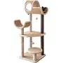 Catry, Large Activity Cat Tree Scratching Post Activity Center Wooden Carpet 40-50 Inch Catry, Large Activity Cat Tree Scratching Post Activity Center Wooden Carpet 40-50 Inch
