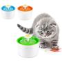 Anixl Automatic Pet Feeder Blue Flower Cat Electric Bowl Drinking Water Dispenser