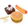 Aimé Fast Food Vinyl Dog Toys