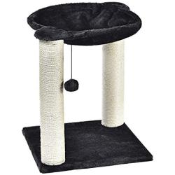 Cat Furniture Activity Center Play House Pet Cat Sisal Scratching Posts and Harmmock with Dangling Ball Toy for Small Kittens Cats Up to 11lbs