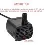 AWLUYAPL Submersible USB Water Pump 3W 1.64feet 50GHP Water Fountain Pump for Fish Tank cat Fountain Replacement AWLUYAPL Submersible USB Water Pump 3W 1.64feet 50GHP Water Fountain Pump for Fish Tank cat Fountain Replacement