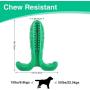 CHZHENG Dog Toothbrush Chew Toys, Natural Rubber Bite Resistant Dog Tooth Cleaner Puppy Dental Care Brushing Toy for Small Medium Dog