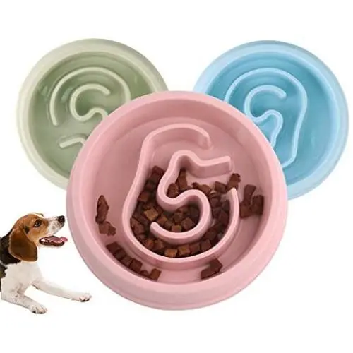 Healthy Slow Feeder Dog Cat Bowl - Slow Eating Dog Bowl - Interactive Feeder - Slow Down Feed Dog Cat Feeding Bowl - Pet Bloat Stop Dog Bowl Healthy Slow Feeder Dog Cat Bowl - Slow Eating Dog Bowl - Interactive Feeder - Slow Down Feed Dog Cat Feeding Bowl - Pet Bloat Stop Dog Bowl