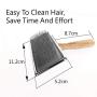 Claw Claws Pet Slicker Brush for Dogs and Cats, Wooden Handle with Stainless Steel Soft Pins, Gently Remove Tangled, Loose Undercoat and Mats Hair, Pet Grooming Brush, Soft Pin Brush Tool