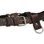 Genuine Leather Dog Harness Medium to Large 25''-32'' Chest, 1'' Wide Adjustable Straps