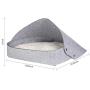 valen Pet Dog & Cat Bed | Washable Felted Cat Bed | Nordic Style | Suitable for Cats Under 16.5 LBS