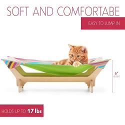 CATONEER Сat Hammock - cat Bed - pet Bed - pet Bed Frame - Small Dog Bed - cat Bed Frame - Gifts for Cats - cat Lovers Gifts - cat beds - pet pad - Small Dog beds - pet Hammock