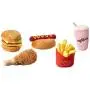 P.L.A.Y. (Pet Lifestyle And You), American Classic Plush/Squeaker Food Toy Collection with Gift Box, 5-Piece P.L.A.Y. (Pet Lifestyle And You), American Classic Plush/Squeaker Food Toy Collection with Gift Box, 5-Piece