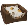 FY-LIVING Cozy Pet Bed Cave Nest for Cats&Dogs(Puppy) with Removable Cushion