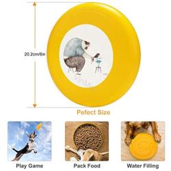 Pet Frisbee Flying Disc Dog Toy - Multifunction Ballerina Soosh