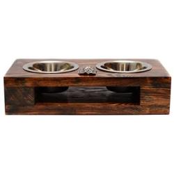 York Terrier, a Dogs Bowl with a Relief from ArtDog