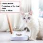JiangYan-US Raised Cat Bowls 0°-20° Tilted Cat Food Water Bowl, Elevated Cat Bowls Feeder Dish Stress-Free Suit for Cats Small Dogs
