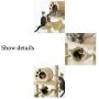 Cat Trees Cat Climbing Frame Tower Comfortable Pet Activity Centre Scratching Post Cat Climbing House Run-anmy0715