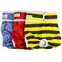 Philodogs Dog Diapers Washable Wraps Reusable Doggie Belly Bands Absorbent Pet Puppy Diapers 3Pcs for Female Doggies Philodogs Dog Diapers Washable Wraps Reusable Doggie Belly Bands Absorbent Pet Puppy Diapers 3Pcs for Female Doggies