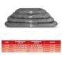 The Dog’s Bed, Premium Waterproof Dog Bed, M to XXL Durable Quality Grey Oxford Fabric, YKK Zippers, Washable Reversible Cover, Dog Beds for Home Car Crate & Outside, Puppy & All Pet Comfort