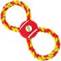 Buckle-Down Dog Toy Rope Tennis Ball Flash Icon Red Yellow Rope